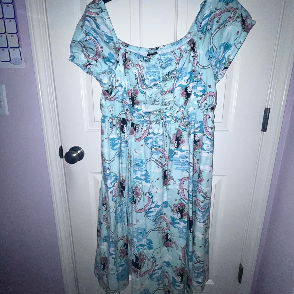 spirited away green torrid dress